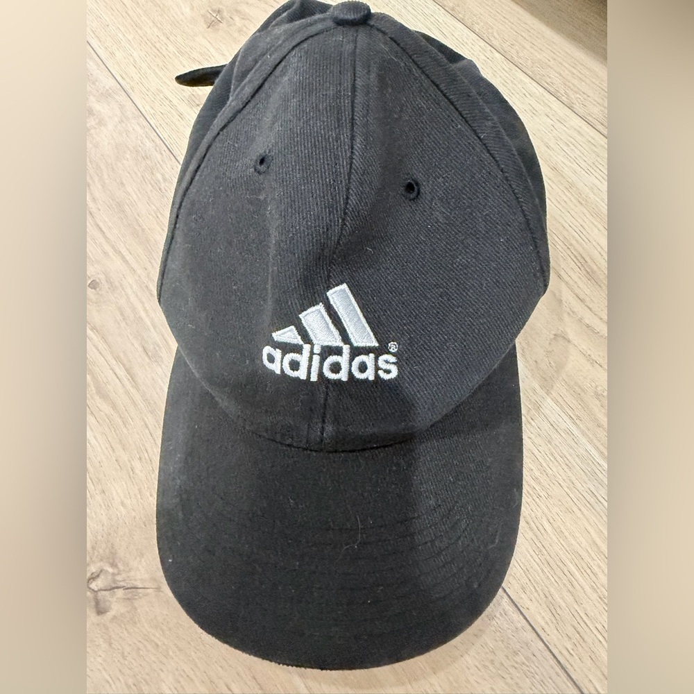 Adidas Black and White Logo Cap